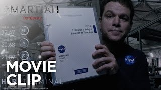 The Martian  quotDo The Mathquot Clip HD  20th Century FOX [upl. by Lleinad]