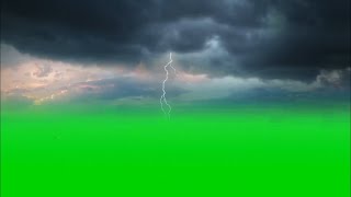 Green Screen Thunderstorm Effects Video [upl. by Allerbag]