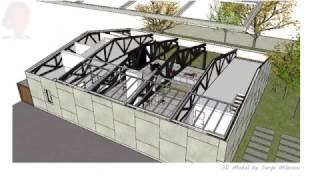 SA36 Analysis of a Roof Truss Method of Joints [upl. by Kcitrap]