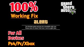 2021 100 Working Fix Gta 5 Rockstar Game Services Unavailable Error Ps4PcXbox [upl. by Adil]