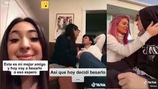 Hoy trate de besar a mi mejor amigo Challenge  Tik Tok 2020 Mejores videos [upl. by Donoho]