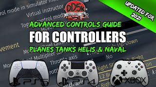 War Thunder Updated 2021 Advanced Controls for Controller Players PS4 PS5 XBOX [upl. by Stannfield]