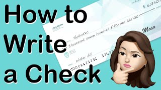 How to WRITE A CHECK  The Right Way to Write Dollars amp Cents [upl. by Theran343]