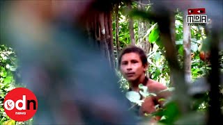 Rare Footage of Uncontacted Tribesman in the Amazon Rainforest [upl. by Nafri]