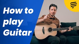 First guitar lesson for beginners [upl. by Enoitna895]