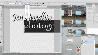 Creating a watermark in Photoshop [upl. by Knowland]