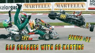 Bad crashes with go karting  series 01 [upl. by Veriee]