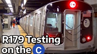 ⁴ᴷ New R179 Subway Cars Testing on the C Line [upl. by Ahsetra]