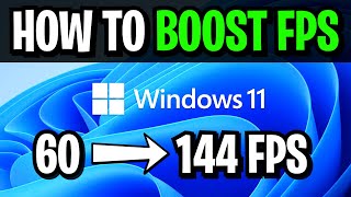 How To Boost FPS on Windows 11 Gaming Performance Optimization Guide [upl. by Acirderf]