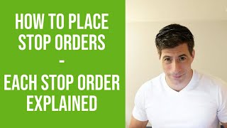 Fidelity  How to Place Stop Orders  Each Stop Order Explained [upl. by Pooley]