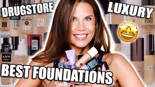 ULTIMATE FOUNDATION GUIDE  Drugstore amp Luxury [upl. by Longawa259]