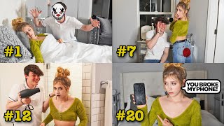 PRANKING My GIRLFRIEND For 24 HOURS ChallengeGONE WRONGJentzen Ramirez [upl. by Alegnaoj]