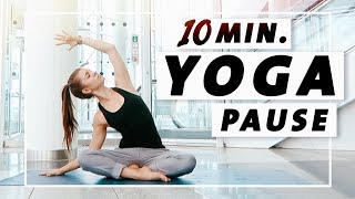 Yoga Flow Anfänger und Mittelstufe  10 Minuten Entspannung Dehnung amp Kraft [upl. by Tsai]