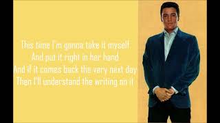 Return to Sender  Elvis Presley Lyrics [upl. by Kessiah212]