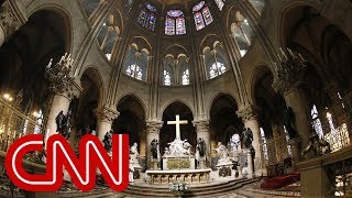 See a 360degree look inside Notre Dame cathedral 2015 [upl. by Brie]