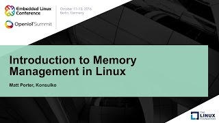 Introduction to Memory Management in Linux [upl. by Jenni367]