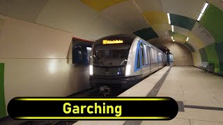 UBahn Station Garching Munich 🇩🇪 UBahn  Walkthrough 🚶 [upl. by Rand]