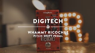 Digitech Whammy Ricochet Pitch Shift Pedal  Reverb Demo Video [upl. by Rolyks]