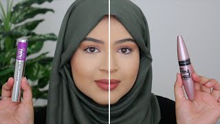 MAYBELLINE THE FALSIES LASH LIFT MASCARA VS MAYBELLINE LASH SENSATIONAL  REVIEW AND DEMO [upl. by Hiro217]