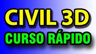 Aula 001  Introdução Geral ao AutoCAD Civil 3D [upl. by Ahtaga]