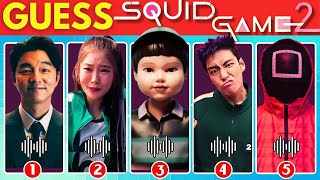 Guess Squid Game 2 Characters by Their Voice amp Emojis  Squid Game Season 2 Quiz Thanos Player 456 [upl. by Assej]