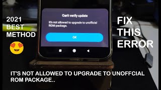 FIXED  MIUI 14 Cant verify update Its not allowed to upgrade to unofficial ROM package 2022 [upl. by Uzzial]