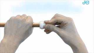 How to connect a push fit End Cap  John Guest [upl. by Ahscrop]