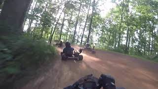 Go kart Racing in the woods [upl. by Alah]