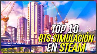 TOP 10 juegos de ESTRATEGIA SIM y CITY BUILDER en STEAM 2020  Los mejores de 2020 [upl. by Llij]