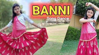 Banni Song  Dance  Abhigyaa Jain Dance  Banni Tharo Chand so Mukhdo  Banni  Rajasthani Song [upl. by Collette]