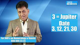 Numerology for Number 3 I Numerology for Date of birth 31221 or 30 I Numerologist Arviend Sud [upl. by Anirbus]