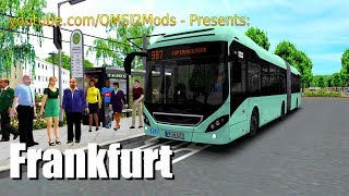 OMSI 2 – Frankfurt  Volvo Hybrid Bus Tram Map [upl. by Wollis]