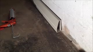 Interior Drainage System for DIY Basement Waterproofing [upl. by Yennep]