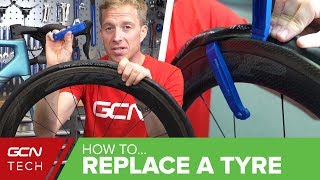 How To Change A Tyre On Your Road Bike [upl. by Jessee]