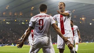 Robert Lewandowski 10 Najlepszych Bramek  Reprezentacja Polski [upl. by Oregolac]