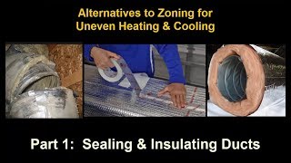 Sealing amp Insulating Ducts [upl. by Annaej]