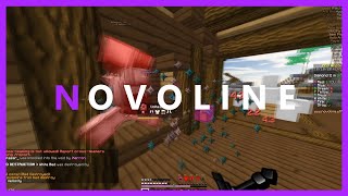 Hacking On Hypixel Bedwars  Novoline [upl. by Winslow]