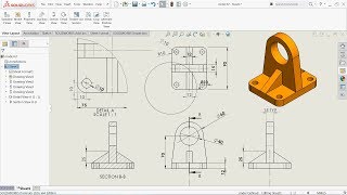 Solidworks Drawing Basics [upl. by Siulegroj]