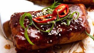 Asian Glazed Baked Barramundi Recipe [upl. by Orimisac]