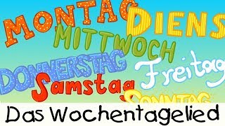 💡 Das Wochentagelied  Kinderlieder zum Lernen [upl. by Backer244]