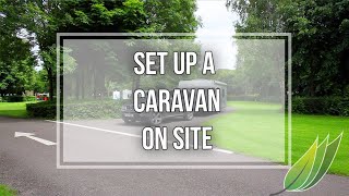 How to set a caravan up on a camp site [upl. by Cardew24]