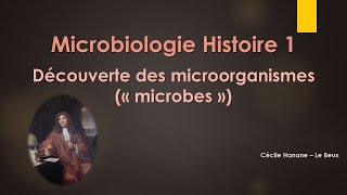 Microbiologie Histoire 1 DECOUVERTE DES MICROORGANISMES quotMICROBESquot [upl. by Lamoureux]