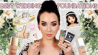 Best LONGLASTING Flawless Foundations for Your WEDDING DAY 💍 Bridal Makeup [upl. by Eirallih]