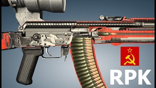 How a RPK Machine Gun Works [upl. by Gabler]