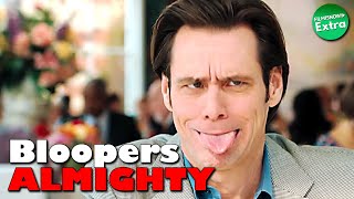 BLOOPERS ALMIGHTY  JIM CARREY Gags Outtakes Compilation [upl. by Pall]