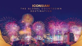 Happy New Year Countdown Celebration at Iconsiam Bangkok [upl. by Mathis]