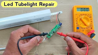 Led tube light repair  How to repair led tube light  Techno mitra [upl. by Miquela]