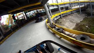 Fun Spot America Gokarting in Orlando FL  Quad Helix [upl. by Heshum658]