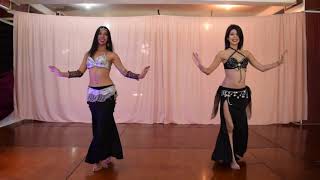 Adarabuka  Khader Ahmad  Danza arabe duo  Bellydance  Raksa Studio [upl. by Rezzani]