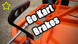 Go Kart Brakes Pedal Drum amp Band Install [upl. by Svensen971]